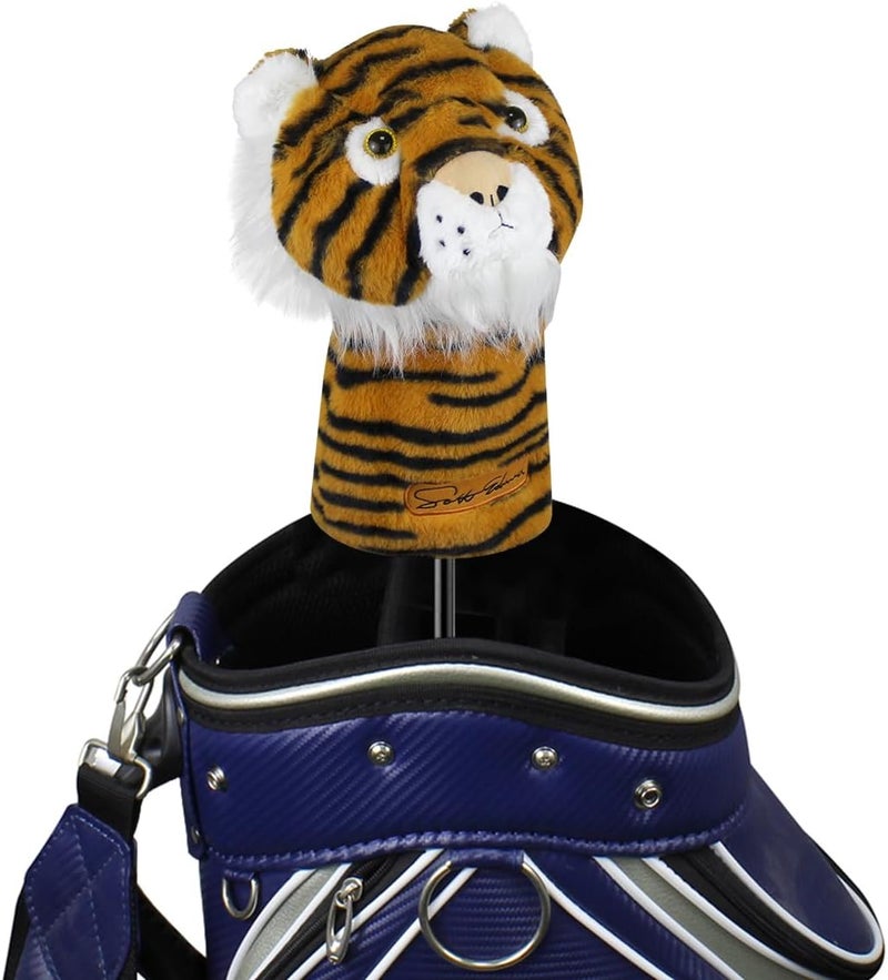 Scott Edward Golf Club Cover Fit Well for Driver or Fairway Wood Golf Club, Funny Cute Animal Design Soft Functional Golf Headcover Stylish Protection for Your Clubs for Men and Women - Image 2